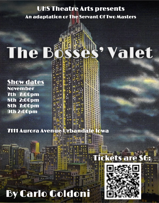 Fall Play Preview - The Bosses' Valet