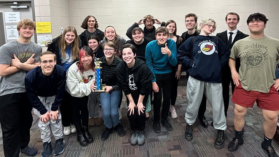 Jazz Band Places First at Iowa Lakes Jazz Festival